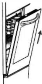 Element EGR244MCCW - Removal of the Oven Door - 3