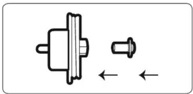 Element EGR244MCCW - Changing Pressure Setting of The Regulator - 2