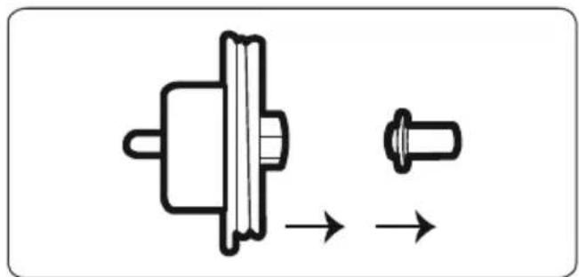 Element EGR244MCCW - Changing Pressure Setting of The Regulator - 1