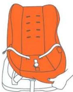 Baby Trend Trooper PLUS 3-in-1 - Low Birth Weight Harness Shortening Routing cont. - 2