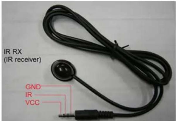 IR RX (IR receiver) GND IR VCC