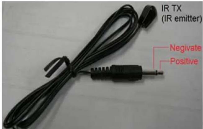IR TX (IR emitter) Negivate Positive