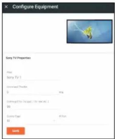 Configure Equipment Sony TV Properties Auto Sony TV 1 Download Thread 0 m/s Download for the past 2.5 seconds: 1 $0 Custom Type: 4 Bits $2 SAVE