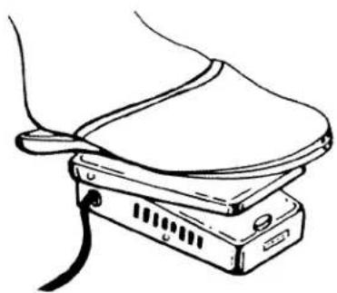 White W1240 - TO CONNECT THE FOOT CONTROL WIRES: - 1