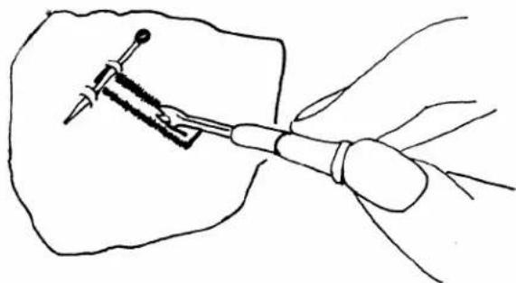 White W1240 - Adjustment of stitch density: - 1