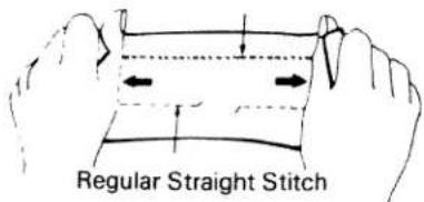 Regular Straight Stitch