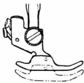 White W1240 - TO REMOVE THE PRESSER FOOT: - 2