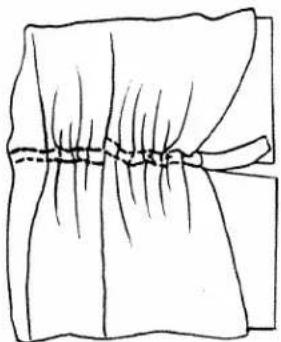 White W1240 - ELASTIC THREAD SHIRRING - 1