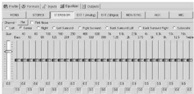 Profile Formats Inputs Equalizer Outputs MNDI STEREO STEREO BR EXIT 1 (Analog) EXIT 2 (Digital) NON/SYNC ADC MIC Channel Net Pink Noise Left Corner Right Left Surname Right Surname Back Surname Left Back Surname Right Substrate Gain 40 63 100 160 250 400 630 1k 1.5k 2.5k 4k 5.3k 10k 15k Ears 50 90 125 209 375 500 800 1.25 2k 2.15 5k 9k 12.5 Tetris 0.0 0.0 0.0 0.0 0.0 0.0 0.0 0.0 0.0 0.0 0.0 0.0 0.0 0.0 0.0 0.0 0.0 0.0 0.0 0.0 0.0 0.0 0.0 0.0 0.0