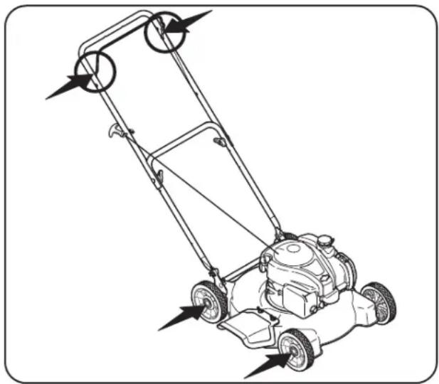TROY-BILT TB90B - Lubricación - 1