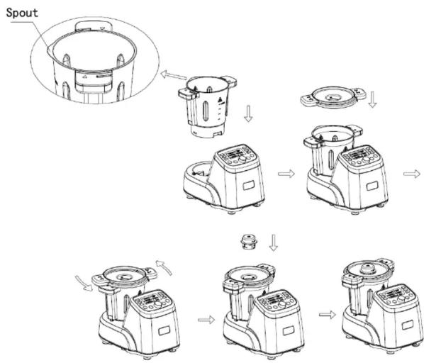 Infiniton CHEF 365 - How to assemble/remove the bowl - 1