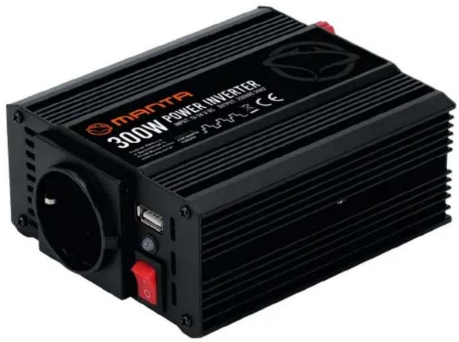 MANTA 300W POWER INVERTER MANTA 12-24-195 08:00:01:2016/07-2016 CE
