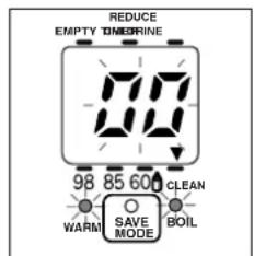 REDUCE EMPTY TONEORINE 98 85 600 WARM SAVE MODE CLEAN BOIL