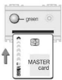 green MASTER card