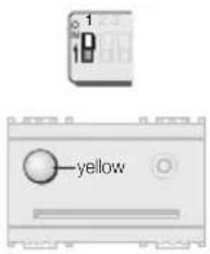 1 yellow