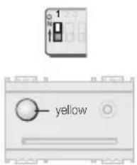 1 yellow