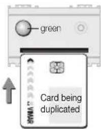 green Card being duplicated