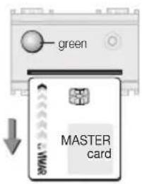 green MASTER card