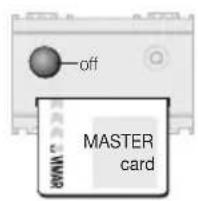off MASTER card