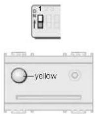 1 yellow