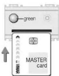 green MASTER card