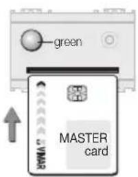 green MASTER card
