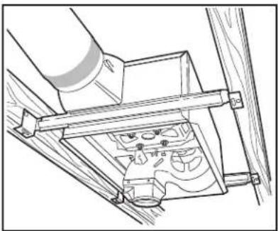 BROAN 765H110LB - Instale el conducto redondo de 4 pulg. - 1