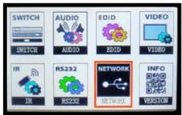SWITCH AUDIO EDID VIDEO SNITCH AUDIO EDID VIDEO IR RS232 NETWORK INFO IR RS232 VERSION