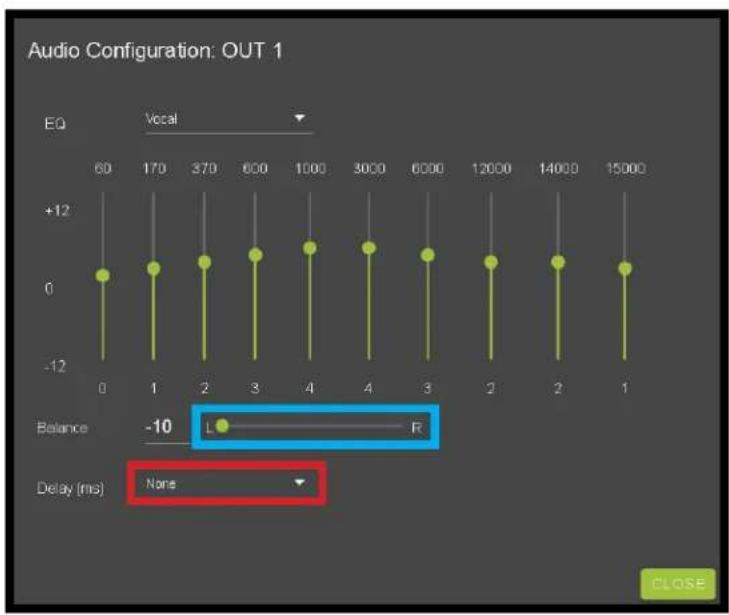 AVPro Edge AC-AXION-OUT-MCS - WebUI: I/O Config - Output Settings Cont. - 1