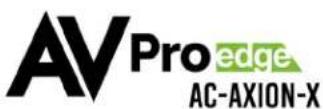 AVPro Edge AC-AXION-OUT-MCS - IR NOTES (On the HDBaseT Receiver): - 1