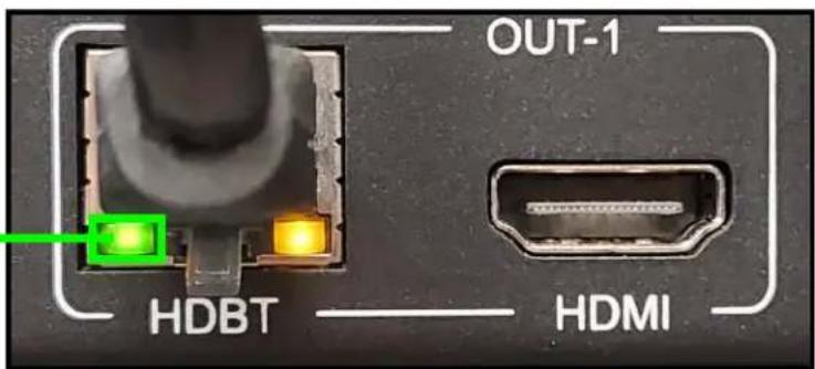OUT-1 HDBT HDMI