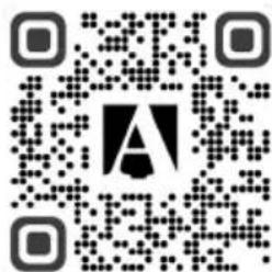 QR code with a central logo, likely linking to a digital resource or website.