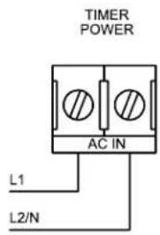 TIMER POWER AC IN L1 L2/N