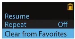AUDIOVOX TH1611 - To remove a music file from the playlist: - 1