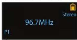 AUDIOVOX TH1611 - To listen to a preset station: - 2