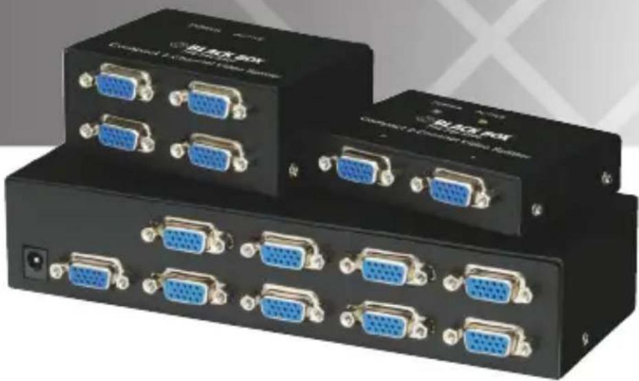 Black Box AC1056A-2 - Compact Video Splitters - 1