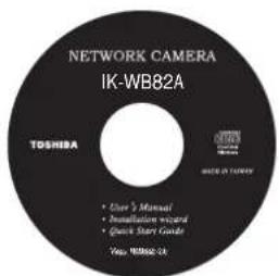 NETWORK CAMERA IK-WB82A TOSHIBA • Clay 3 Mansur • Amplification expand • Quick Story Guide Vas. WB82A UK