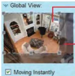 Global View: Moving Instantly