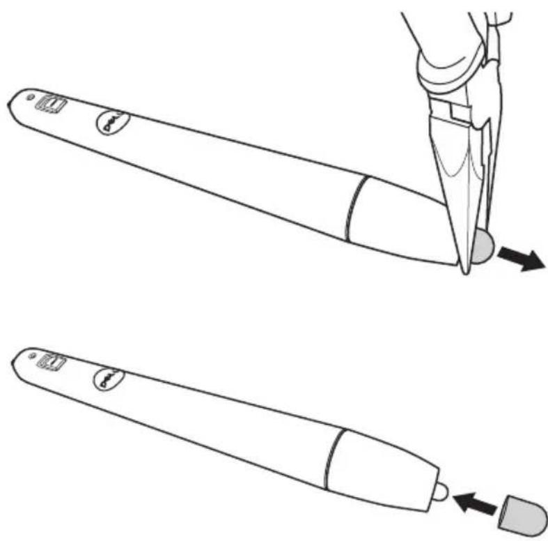DELL S560P - Replacing the Interactive Pen Tips - 2