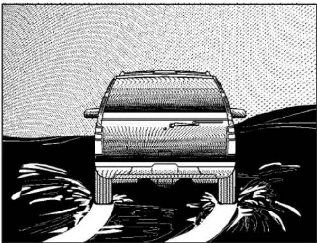 Black-and-white illustration of a vehicle viewed from above, with no visible text or symbols.