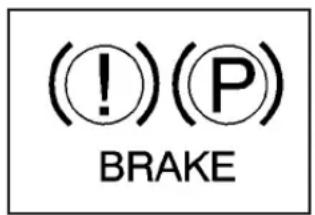 (!)(P) BRAKE