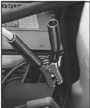 Close-up of a car's dashboard and steering wheel assembly (no visible text or symbols)