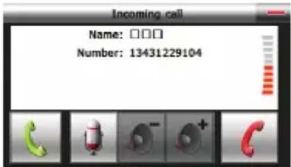Incoming call Name: □□□ Number: 13431229104