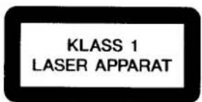 KLASS 1 LASER APPARAT