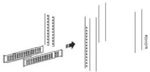 APC SMX040 - Four-post rack installation - 1