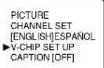 FUNAI F413TB - [MPAA RATING SET UP] - 5