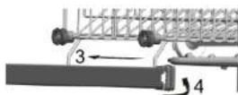BELLING BDW60WTE - Adjusting the Upper Basket - 2