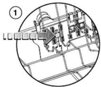 UPO D574D - Height regulation of the upper basket (if included) - 1