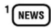 VOLVO VR200 - NEWS Program Button (Model VR 400 only) - 1