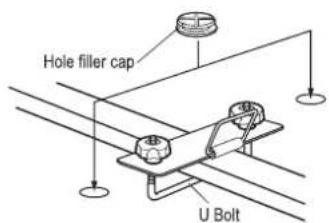 Hole filler cap U Bolt